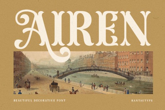 Airen Vintage Font for Timeless Branding