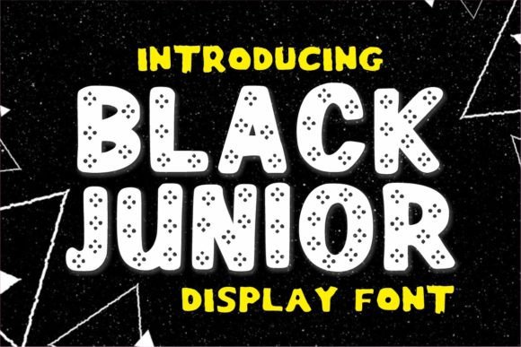 Blackjunior: A Nostalgic Display Font with Modern Flair
