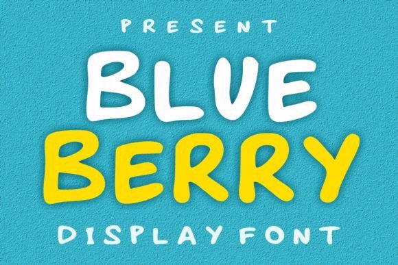 Blue Berry Font for Creative Makers and Handmade Brands