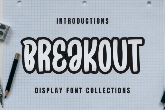 Breakout: A Luxurious Display Font for Branding Magic