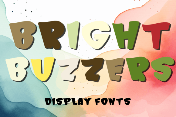 Bright Buzzers Display Font for Bold Editorial Designs