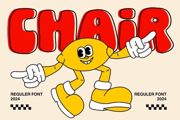 Chair Font for Playful Branding and Approachable Design