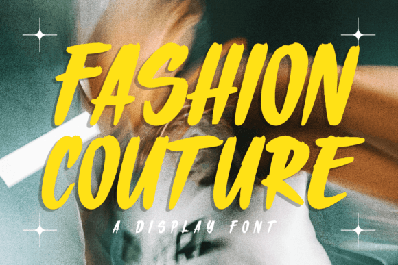 Fashion Couture: A Bold Display Font for Modern Branding