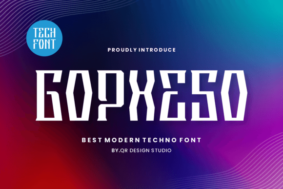 Gopxeso: A Cool Display Font for Branding and Creativity