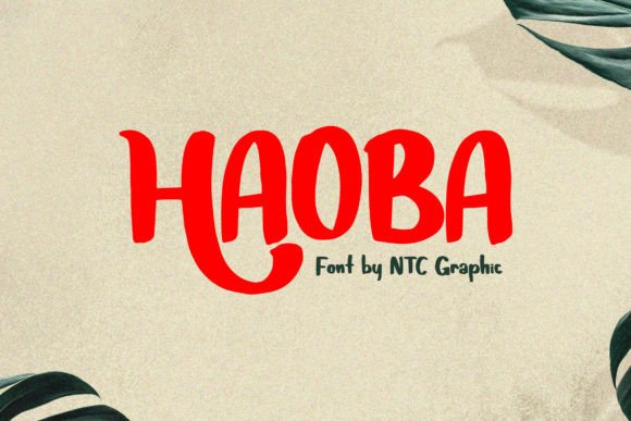 Hoaba: A Playful Display Font for Business Branding