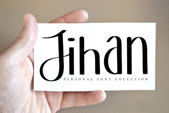 Jihan: A Quirky Handwritten Font for Bold Branding