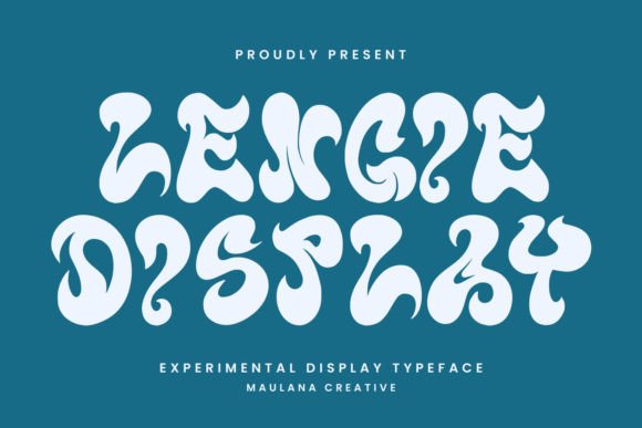 Lengie: A Psychedelic Display Font for Creative Projects