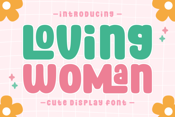 Loving Woman Font for Elegant and Whimsical Editorial Design