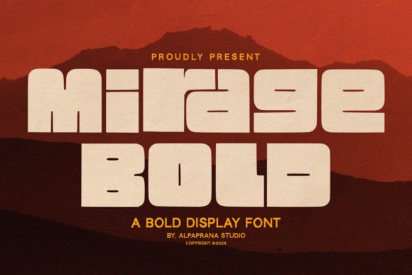 Mirage Bold Display Font for Modern Editorial Design