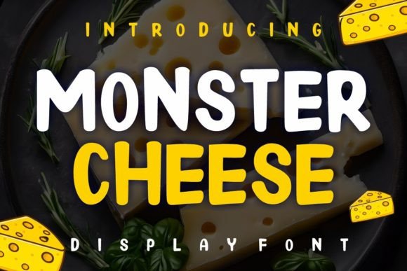 Monster Cheese Font for Web Design Projects