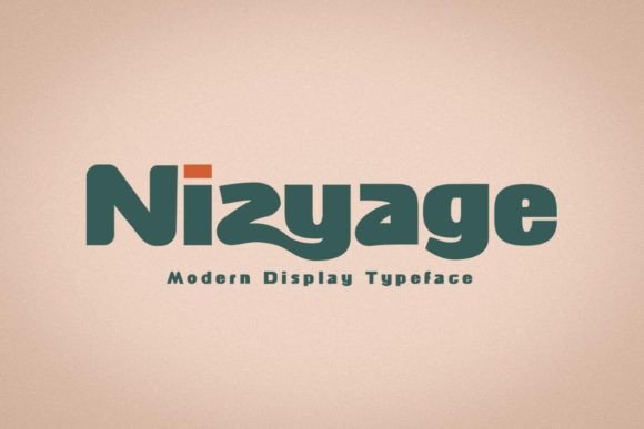 Nizyage: A Bold Font for Eye-Catching Branding