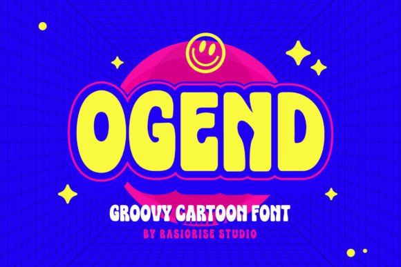 Ogend: A Retro Bold Groovy Sans-Serif Font for Web Design