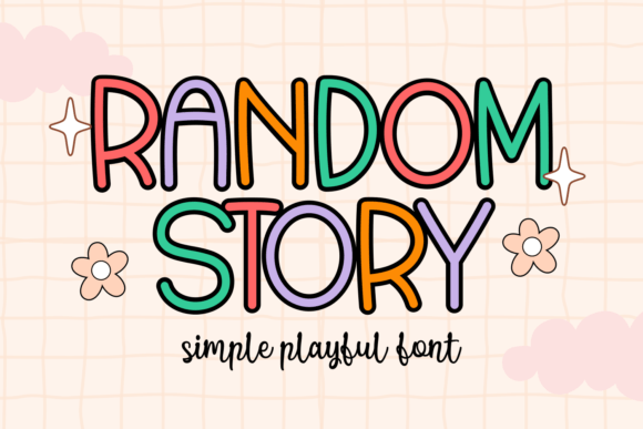 Random Story Font for Web Design and Digital Branding