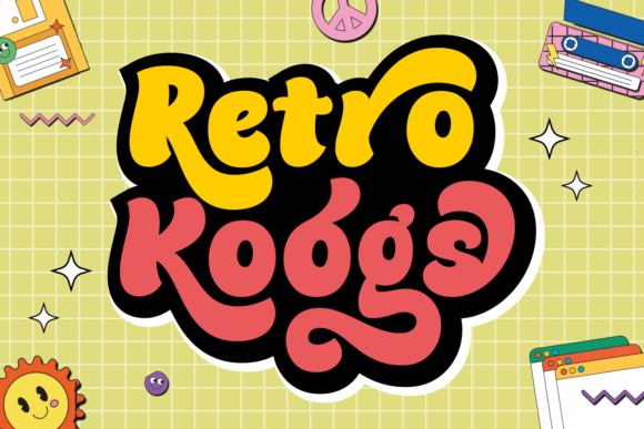 Retro Koogs Font for Bold Branding and Eye-Catching Campaigns
