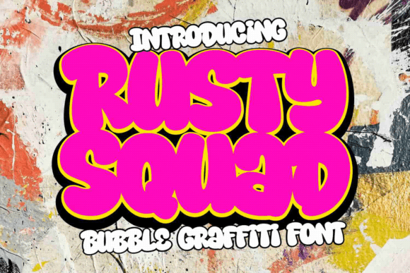 Rusty Squad Font for Bold Branding and Creative Projects
