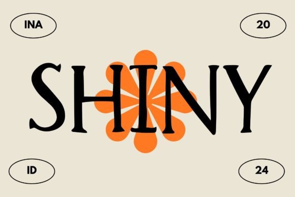 Shiny Font: A Playful Display Font for Creative Projects