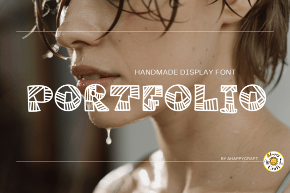 Stripey: A Handmade Display Font for Modern Branding