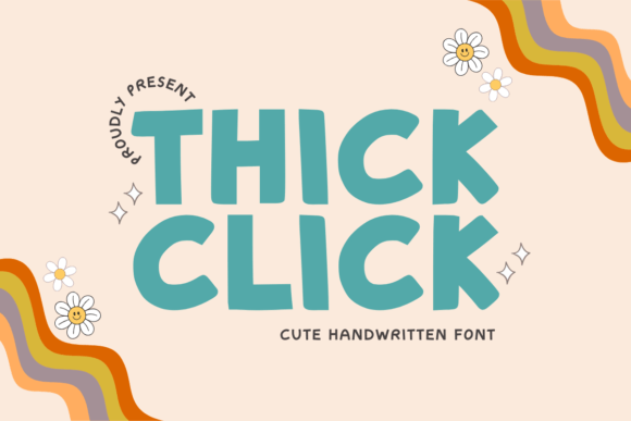 Thickclick: A Quirky Display Font for Creative Branding