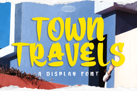 Town Travels Font for Bold Brand Campaigns