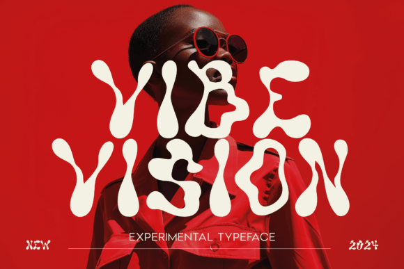 Vibe Vision: A Bold Display Font for Creative Publishing