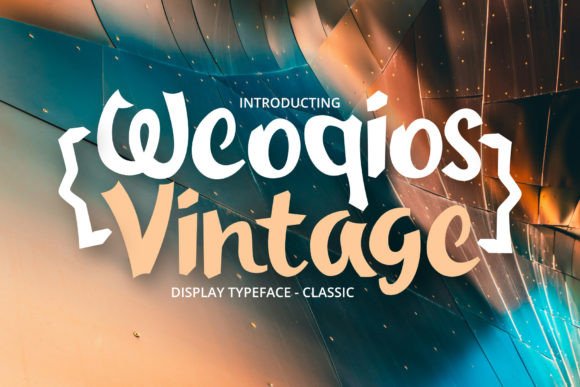 Weoqios Vintage: A Timeless Display Font for Digital Branding